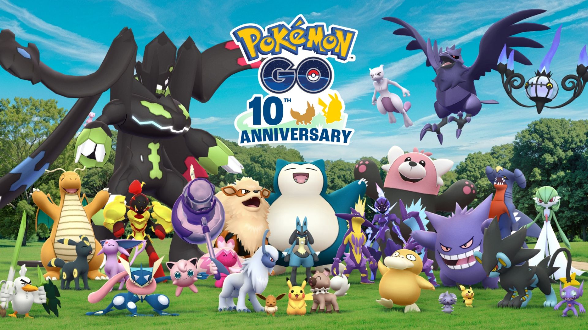Pokemon GO official 10th anniversary art