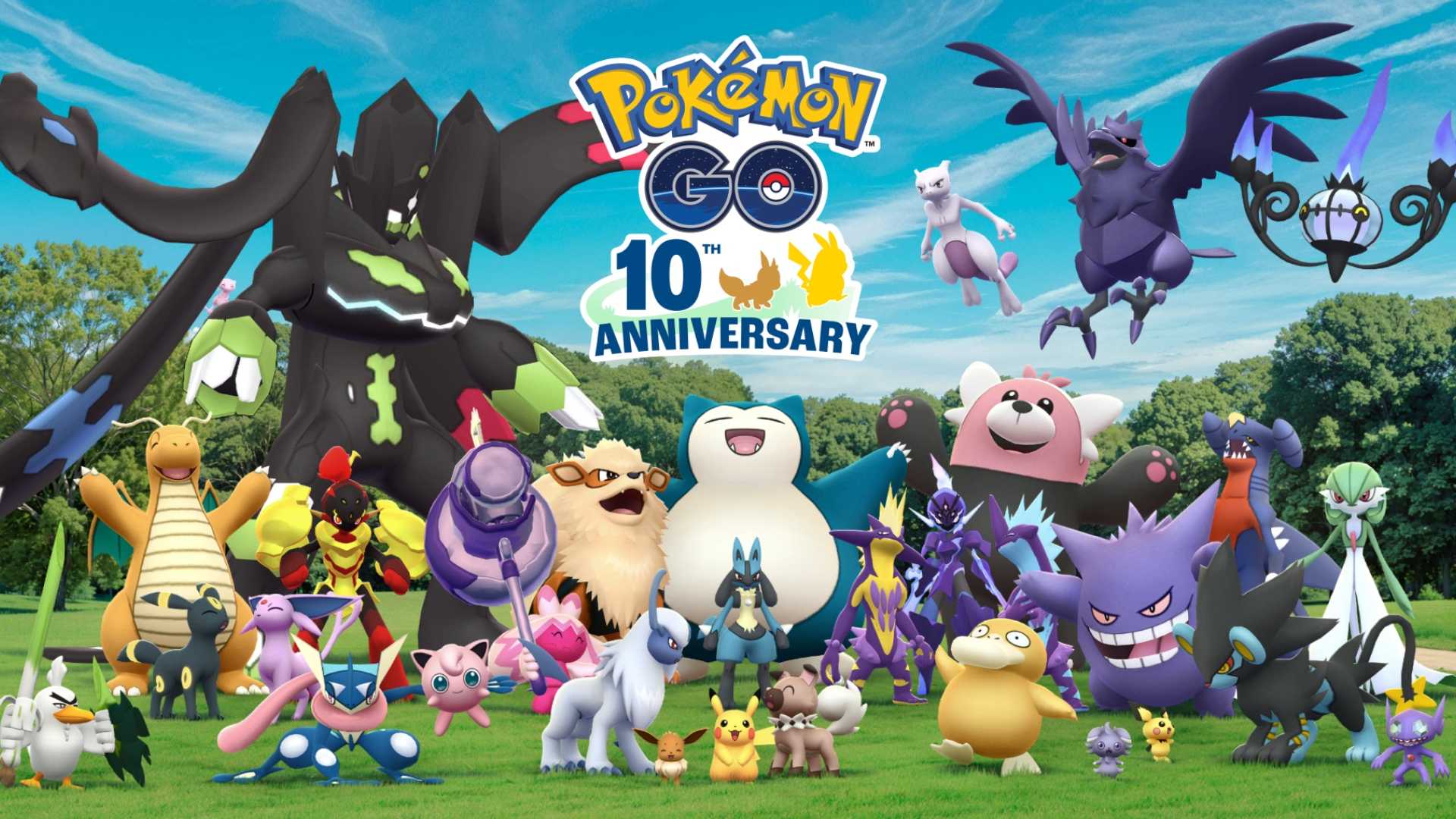 Pokemon GO official 10th anniversary art