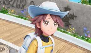 Pokemon trainer with cowboy hat