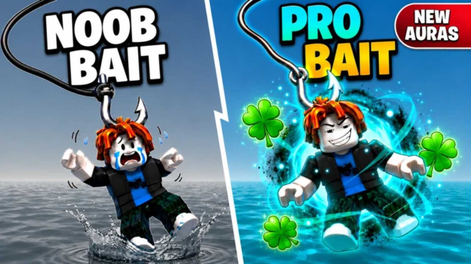 Become a fish bait character