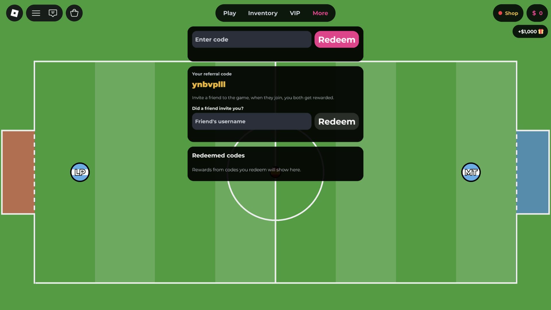 Beatball the codes tab
