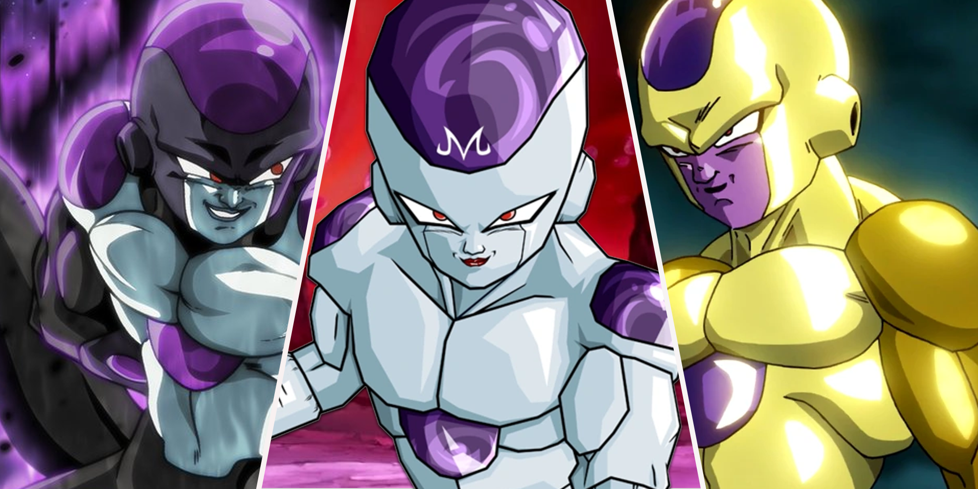 Black Frieza, Majin Frieza and Golden Frieza