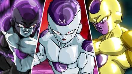 Black Frieza, Majin Frieza, and Golden Frieza