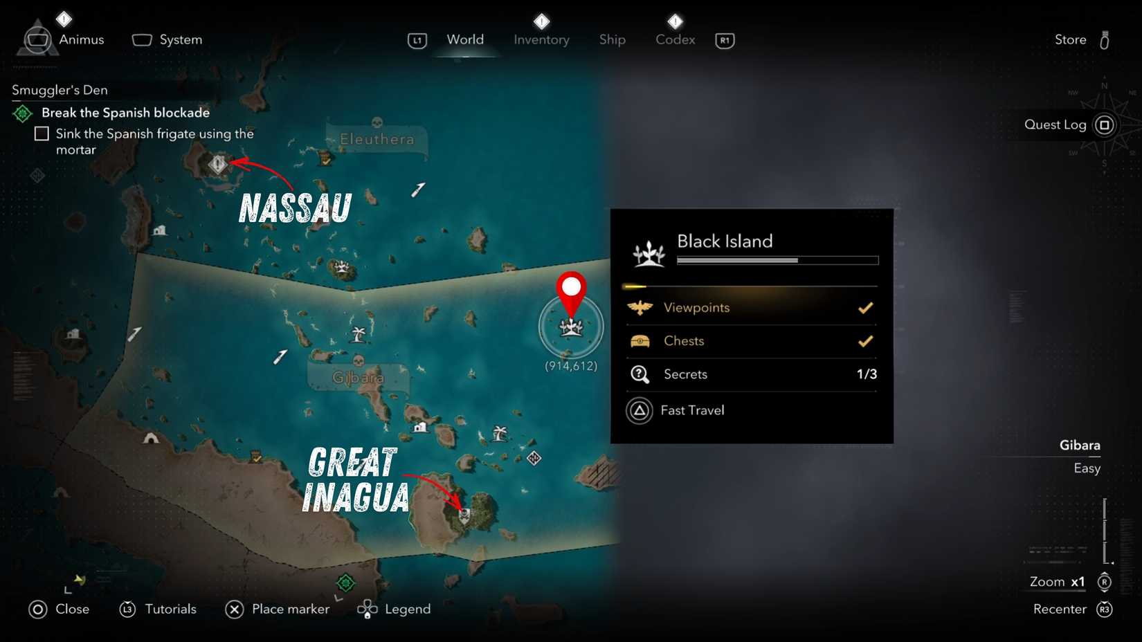 Black Island Location Captain Morgan's Redingoat Outfit AC Black Flag Resynced
