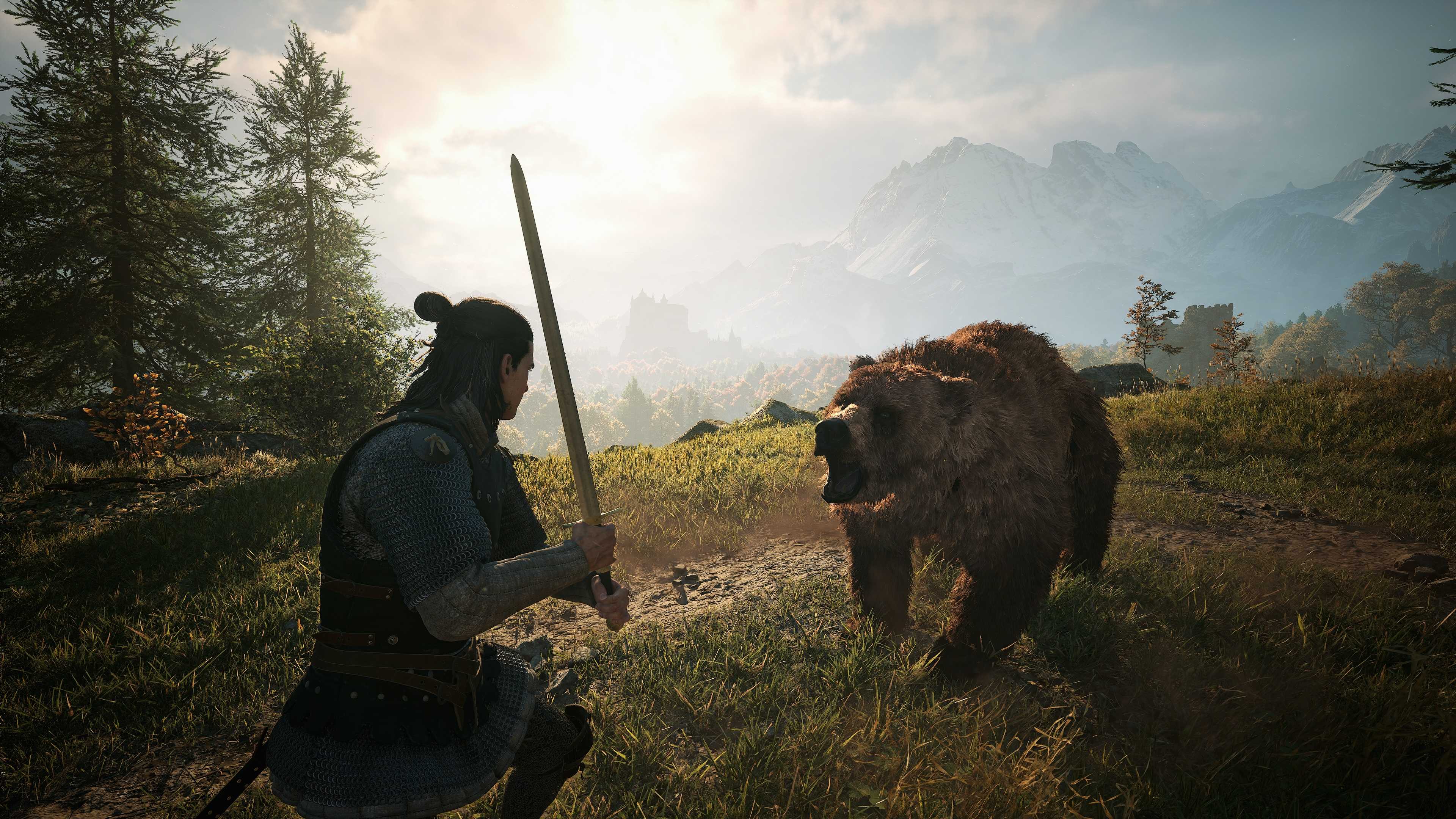 blood of dawnwalker - bear fight