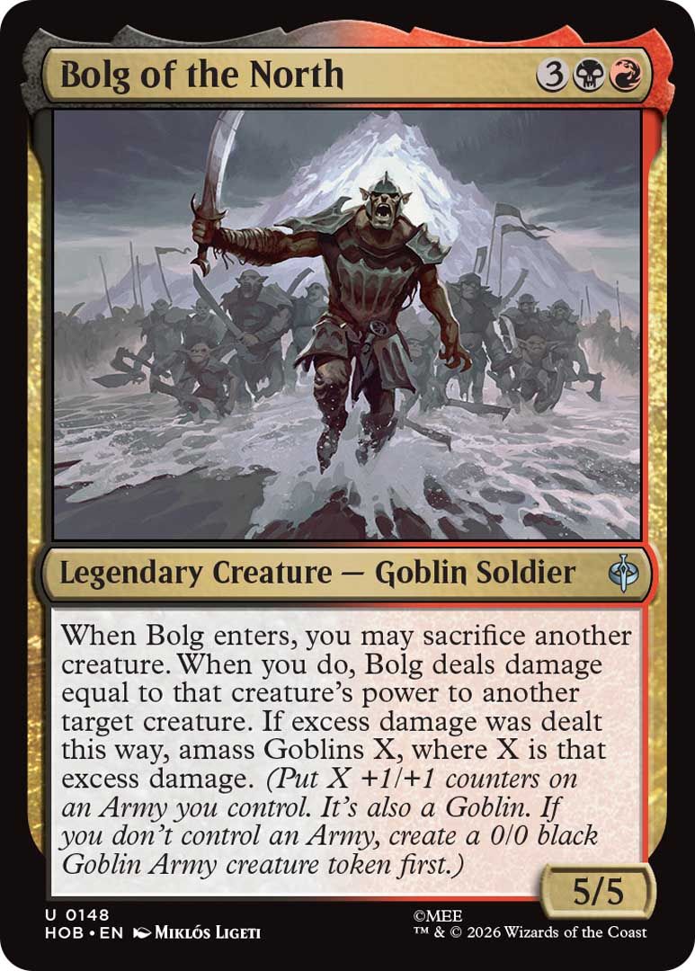 mtg hobbit cards Collecting The Precious  Magic The Gathering The set details The Great Goblin - The