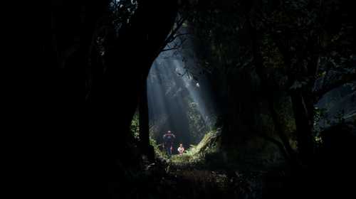 A Screenshot of a little girl and a Golem in Beast of Reincarnation