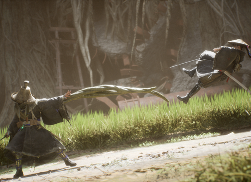 A screenshot of Emma getting attacked by a Malefact in Beast of Reincarnation