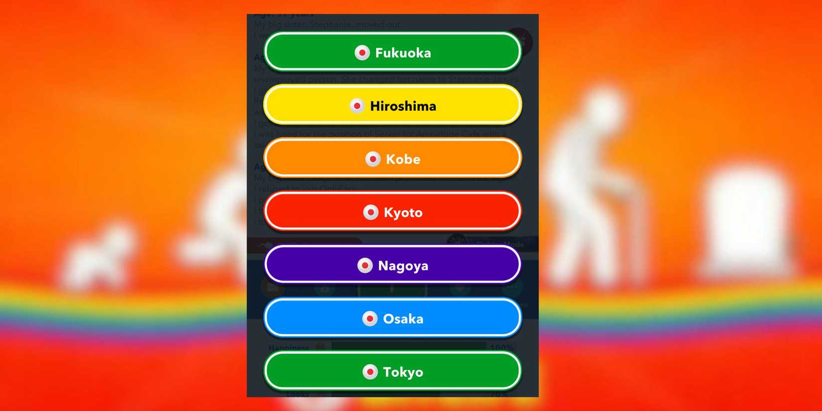 born in japan for demon slayer challenge bitlife