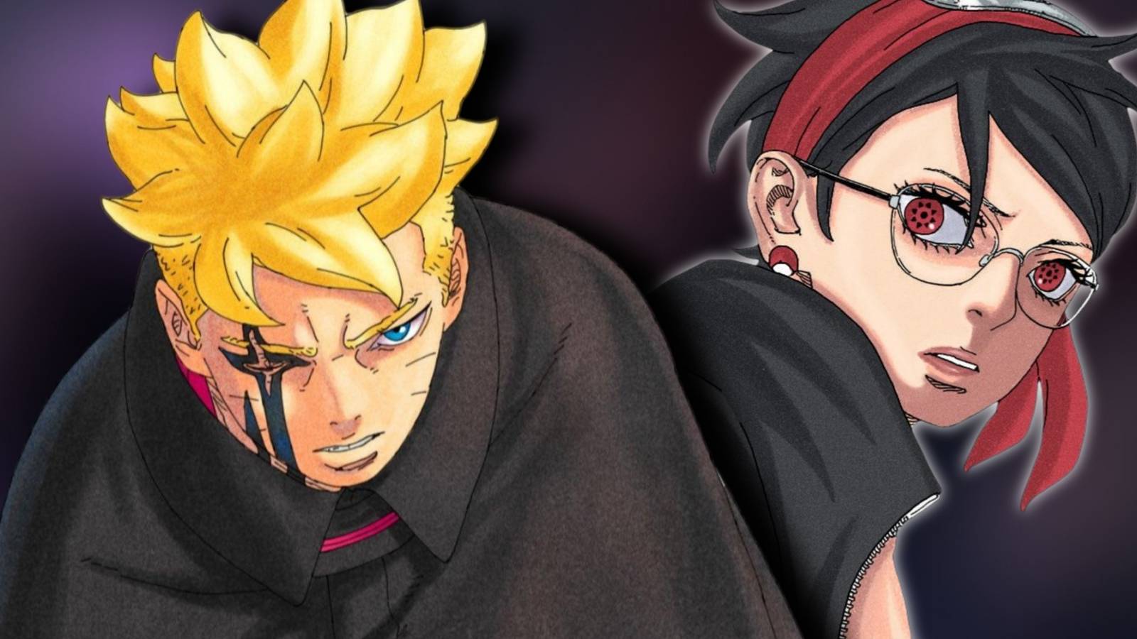 Image of Boruto Uzumaki and Sarada Uchiha
