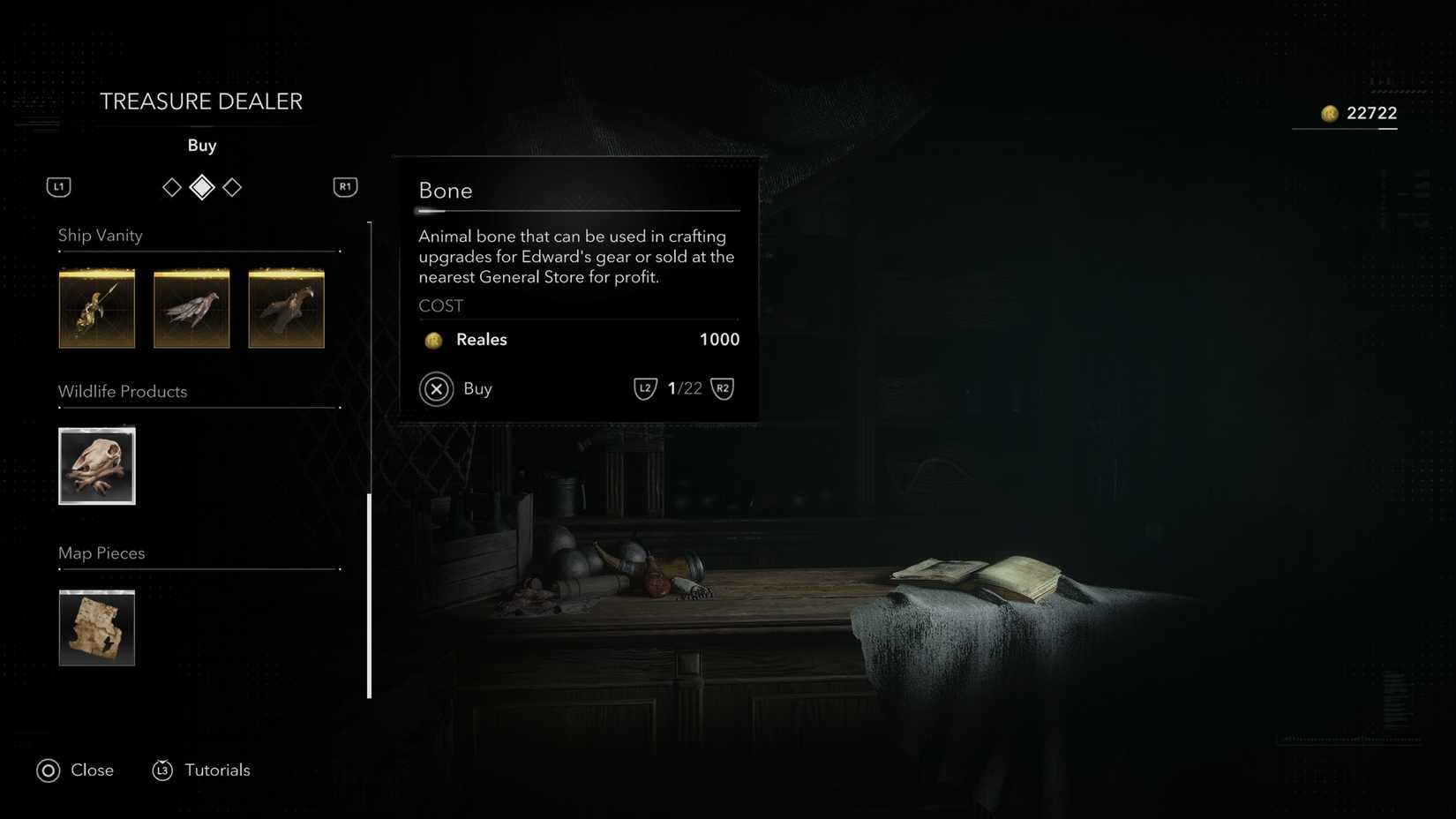 Buying Bones from Treasure Dealer AC Black Flag Resynced