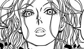 Camilla speaks to an opponent, looking ready to harm them.