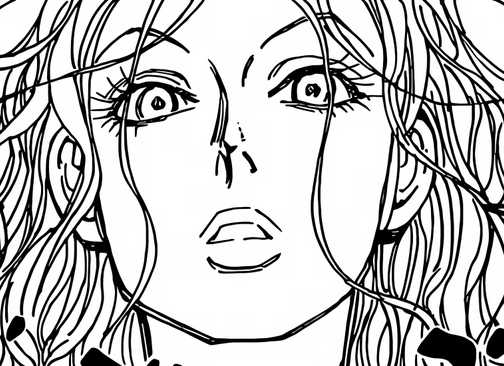 Camilla speaks to an opponent, looking ready to harm them.