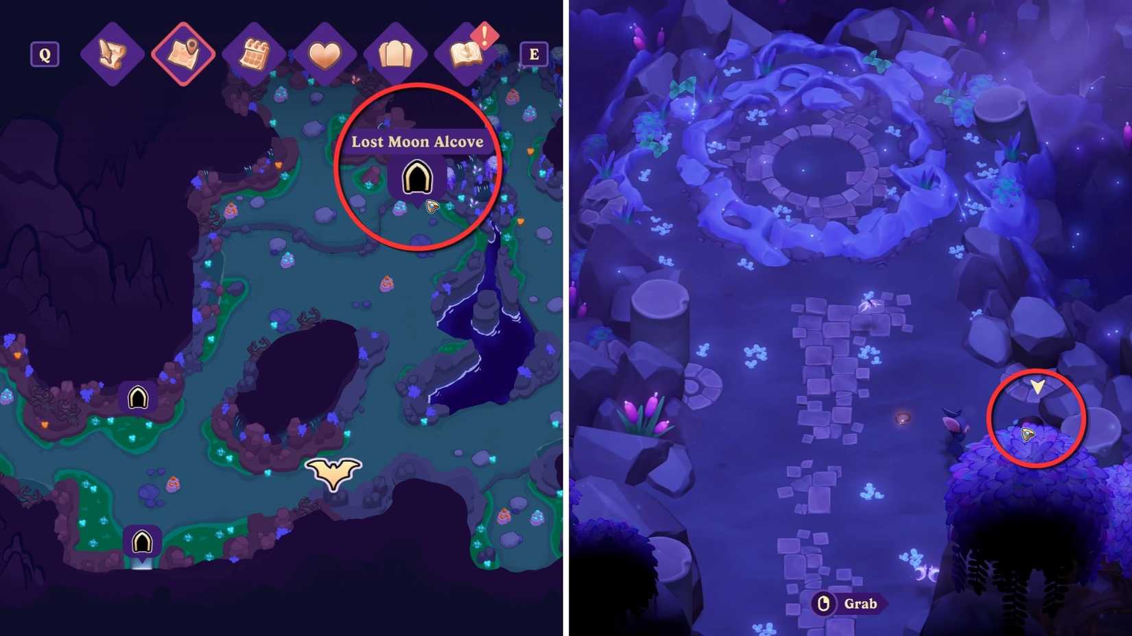cave of echoes vampster 6 location in moonlight peaks