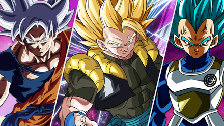 CC goku, CC Gogeta, and CC Vegeta