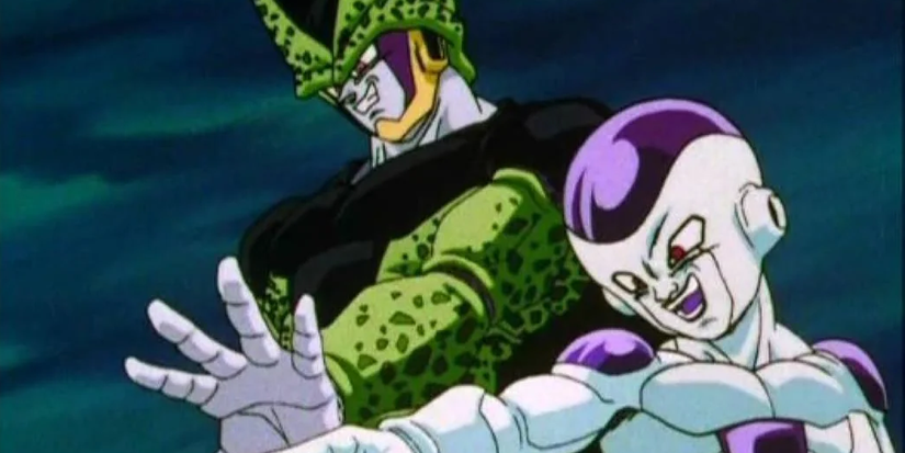 Cell and Frieza from Dragon Ball Z