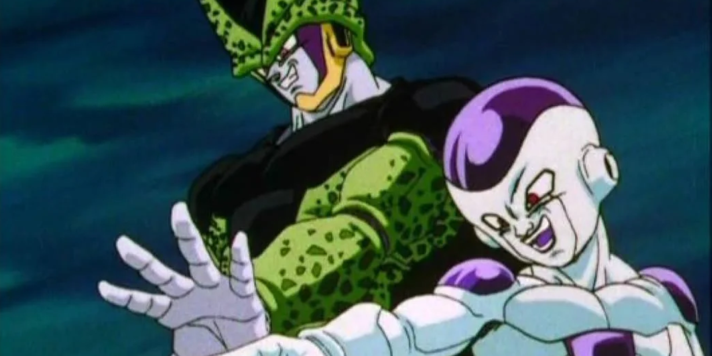 Cell and Frieza in Dragon Ball Z