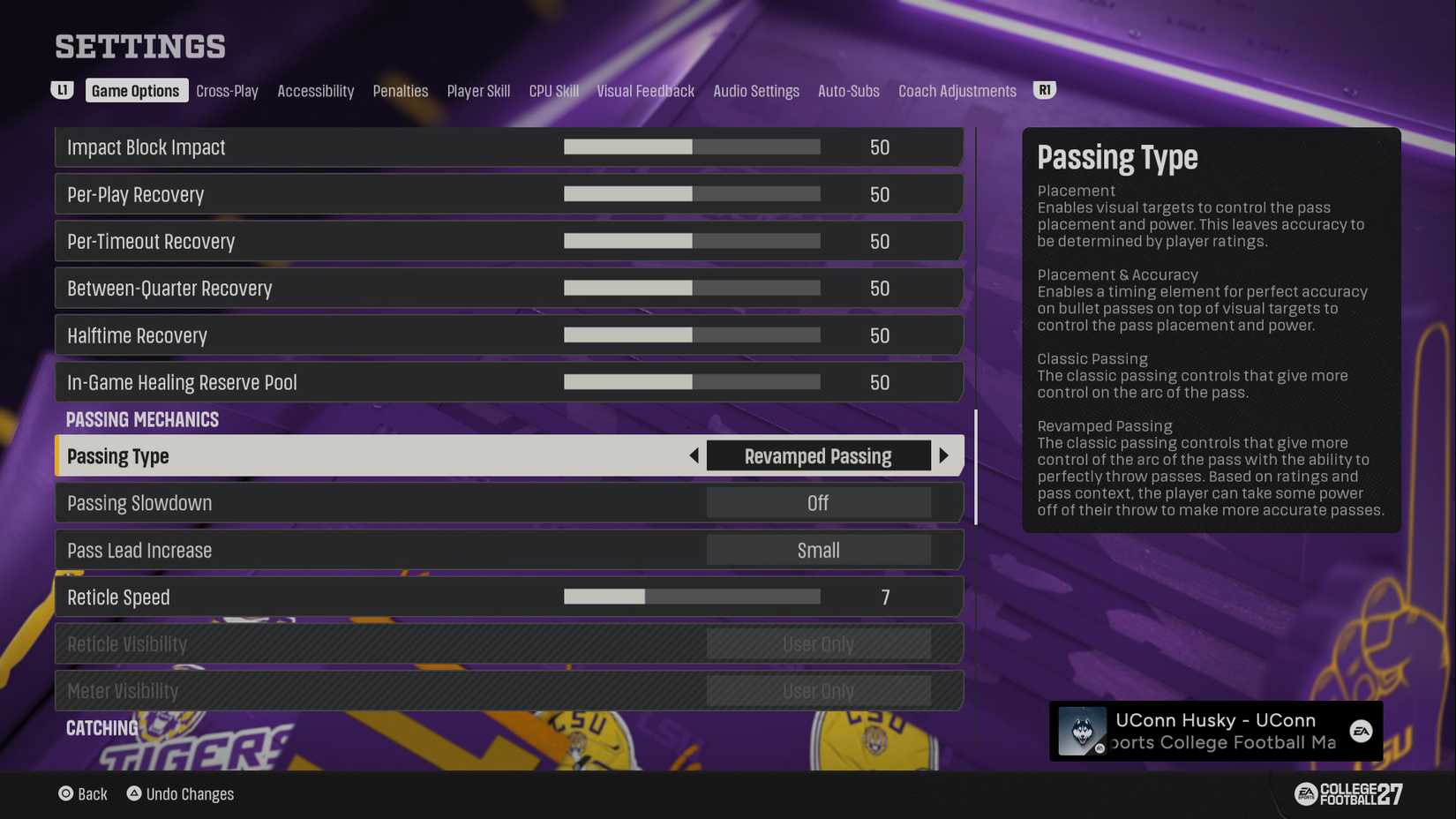All College Football 27 Passing Types Explained