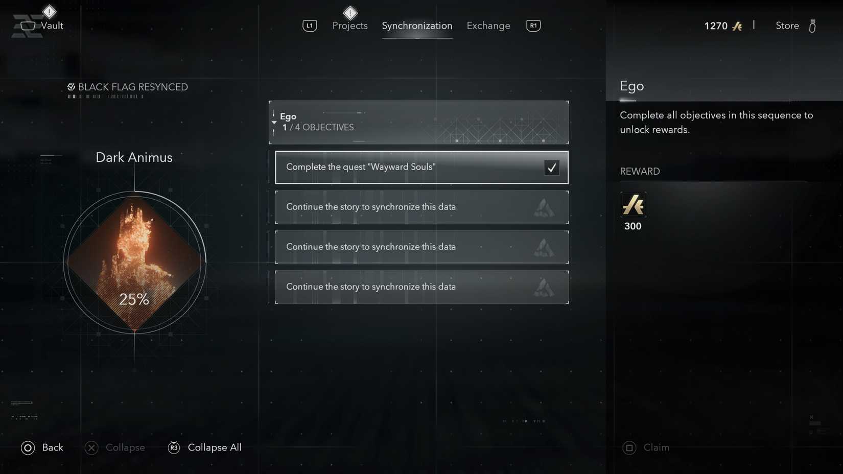 Full Dark Animus Quests Farm Animus Keys AC Black Flag Resynced