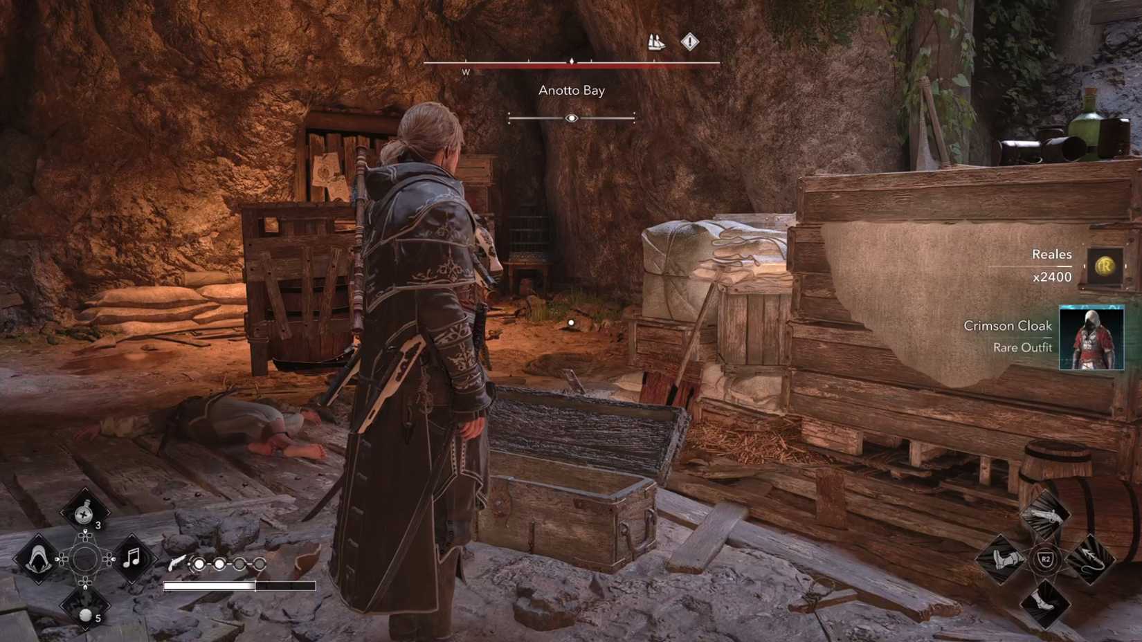 Crimson Cloak Outfit AC Black Flag Resynced