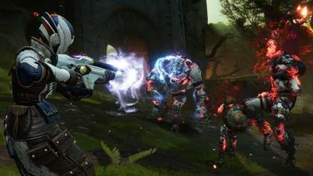 Destiny 2's Distorted enemies in Monument of Triumph