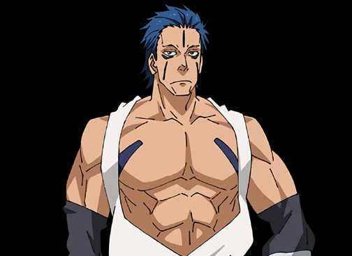 Dagruel looking bored in the official art of the anime.