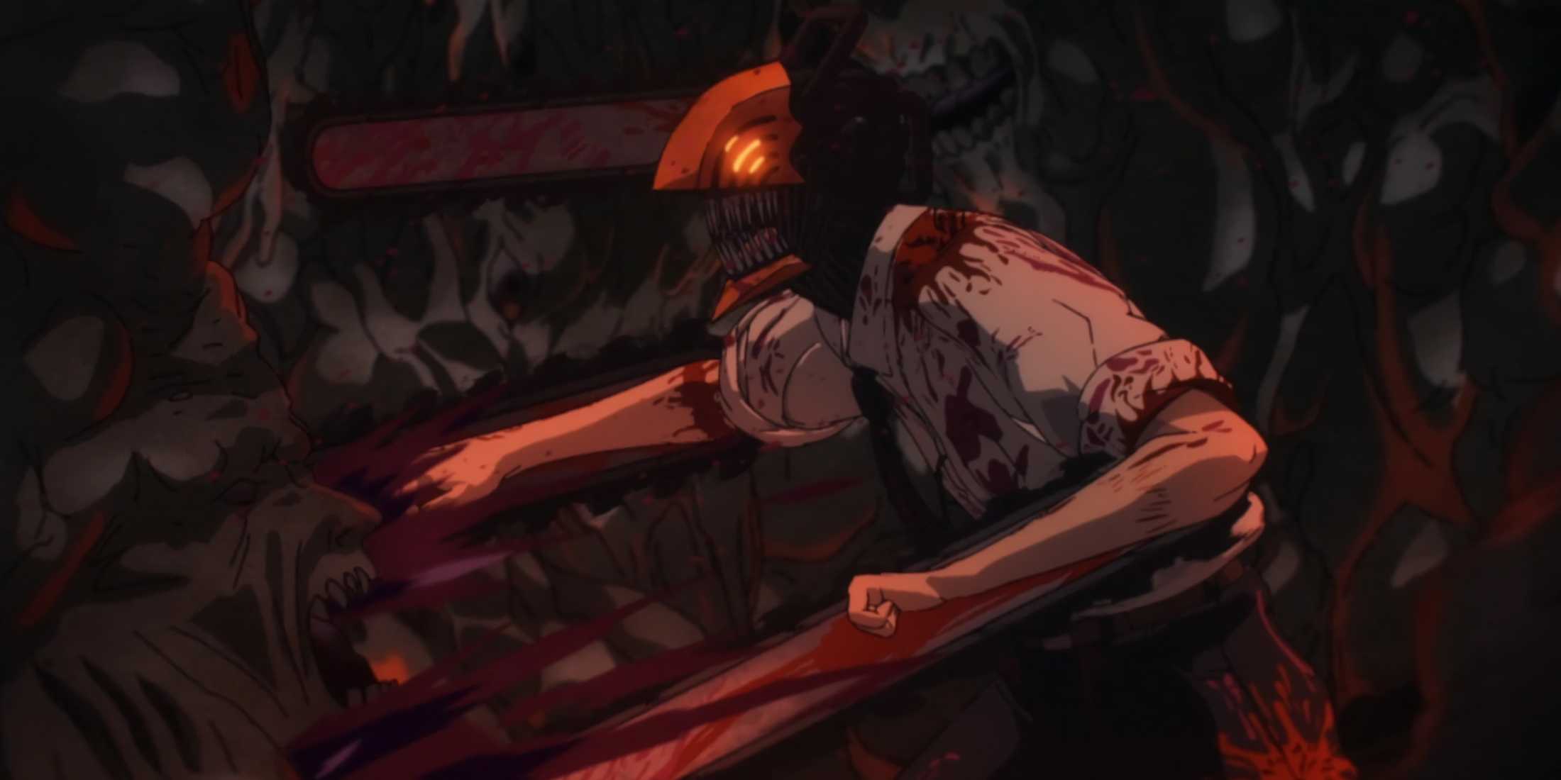 Denji destroys the Eternity Devil from the inside.