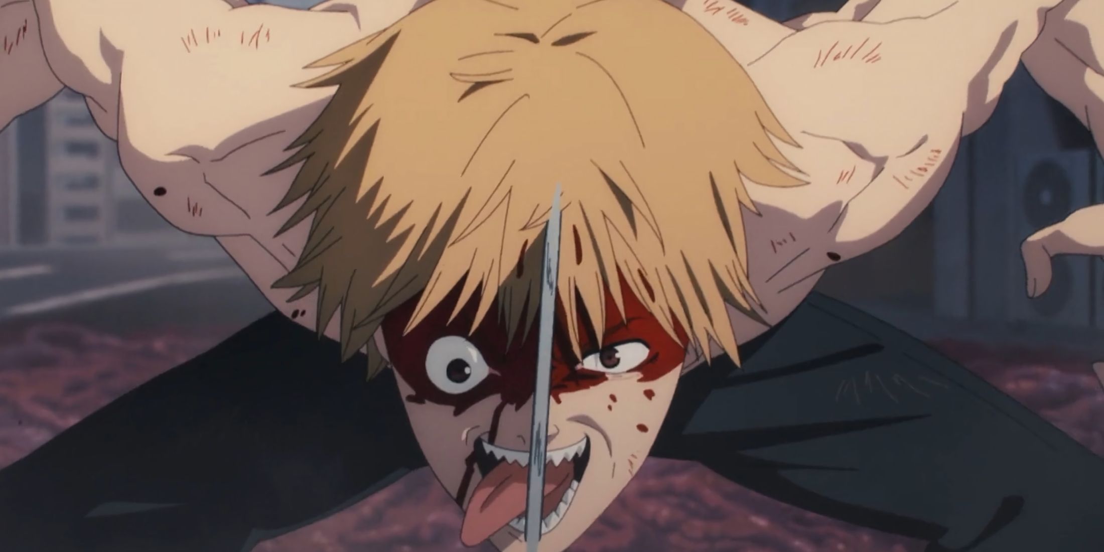 Denji prepares to attack the Leech Devil, looking extremely tired.