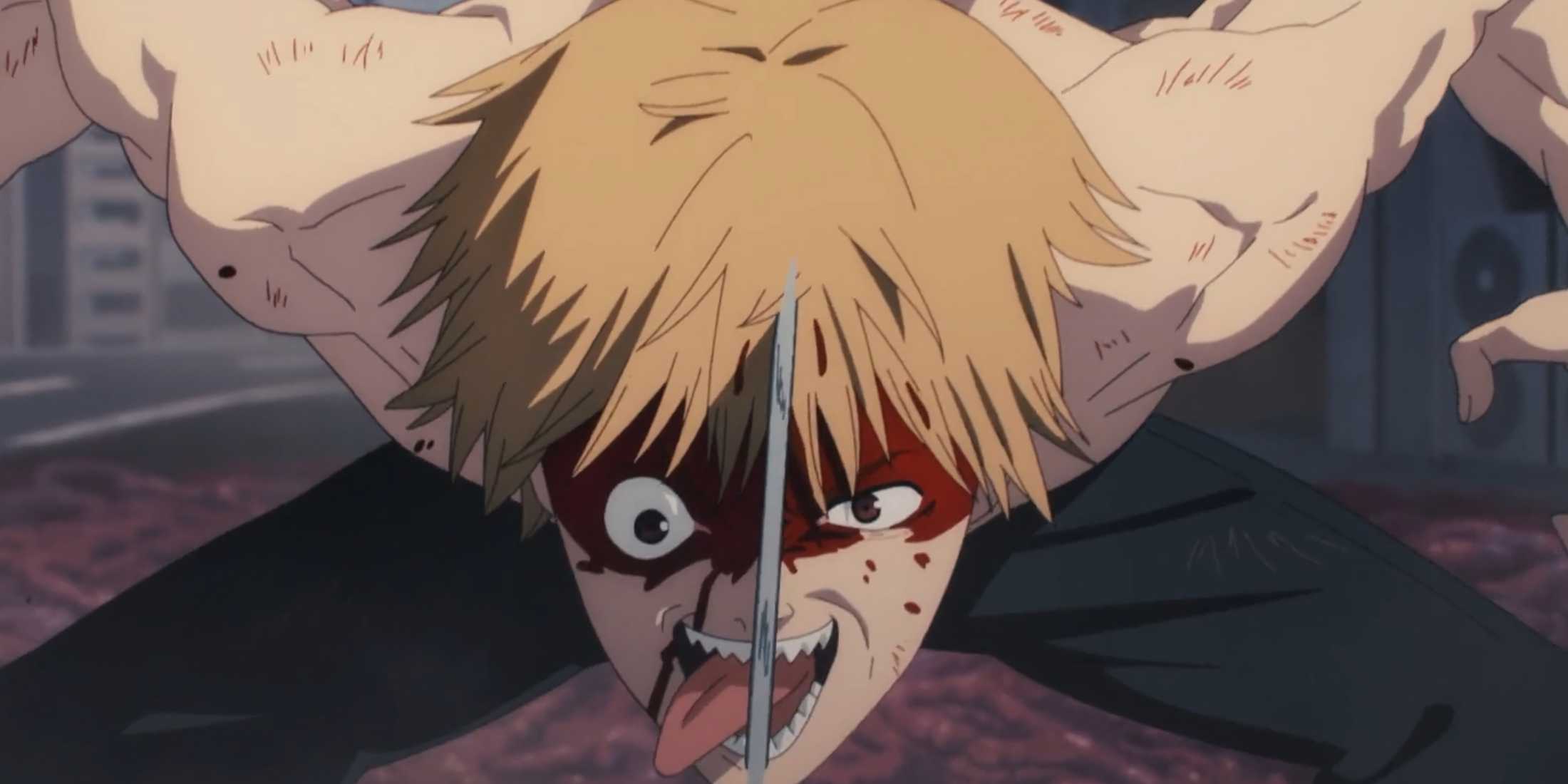 Denji prepares to attack the Leech Devil, looking extremely tired.