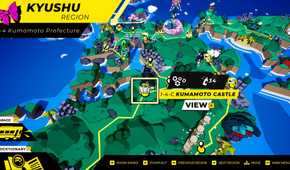 A Castle stage on the map in Denshattack.