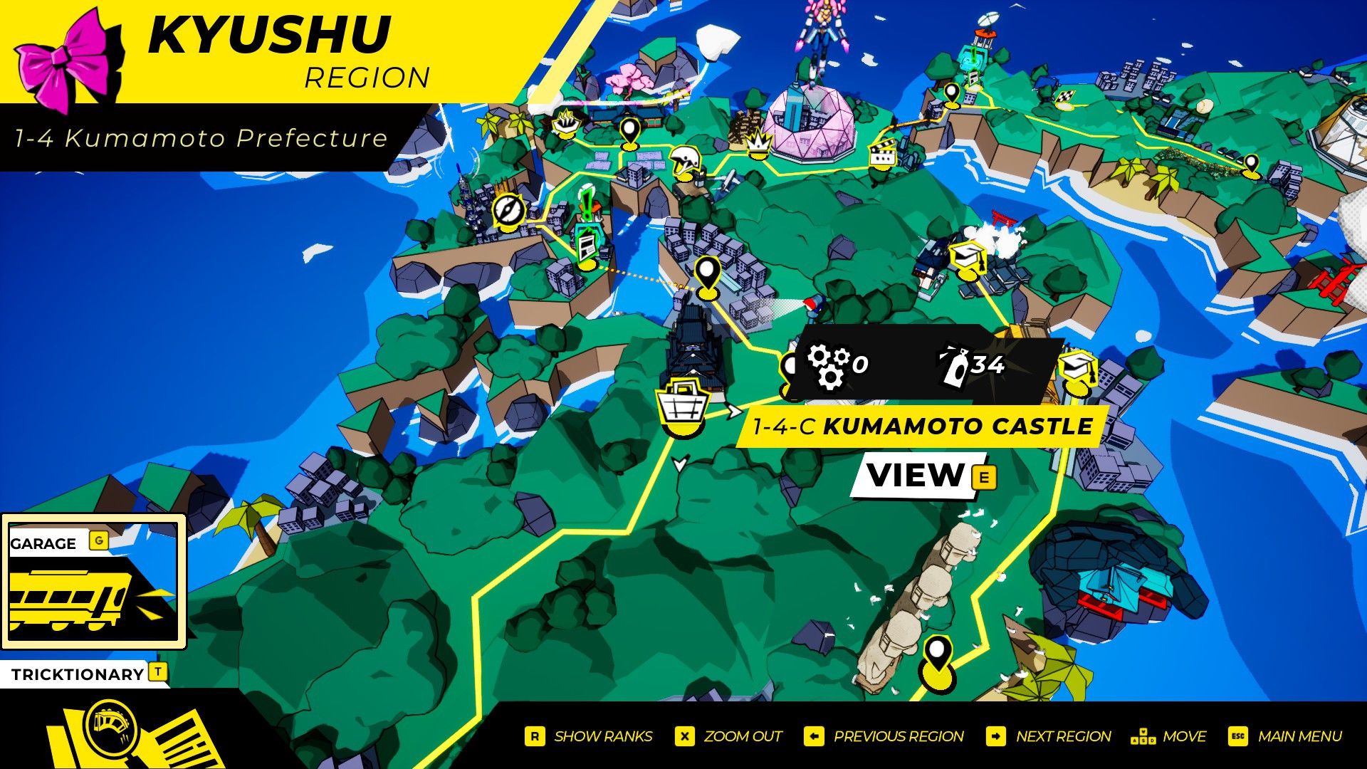 The Garage input on the map in Denshattack.