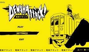 Selecting Settings on the Denshattack main menu.