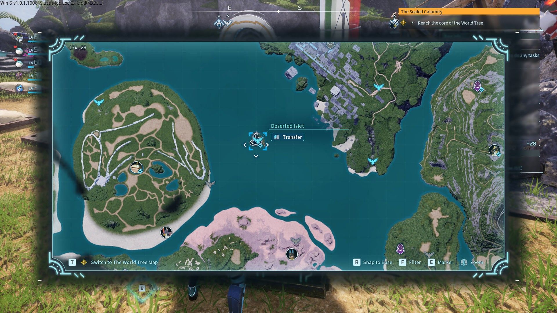 Deserted Islet Location Palworld