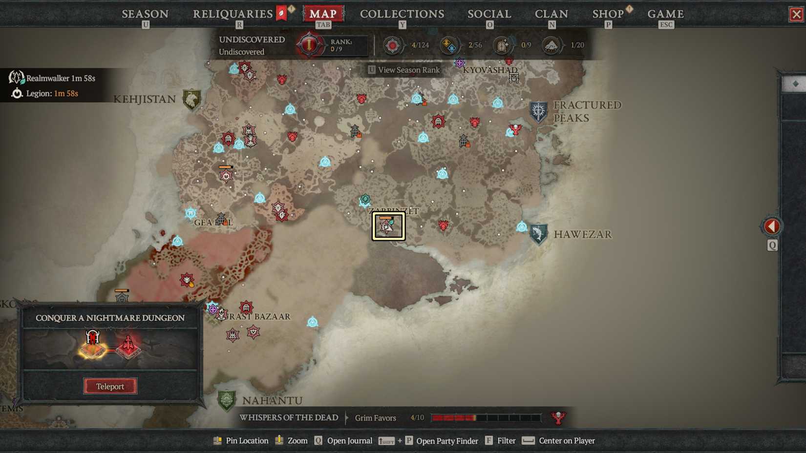 A Colossal Rupture on the map in Season 14.