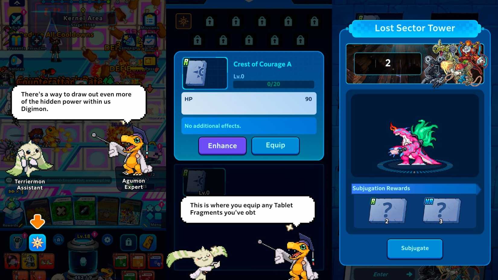 Digimon UP Lost Sector Tower