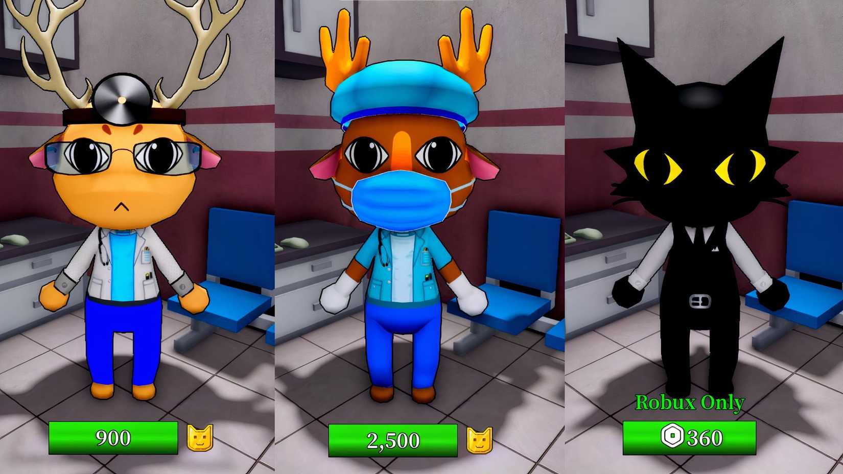doctor, surgeon and secret agent classes in animal hospital anomaly 