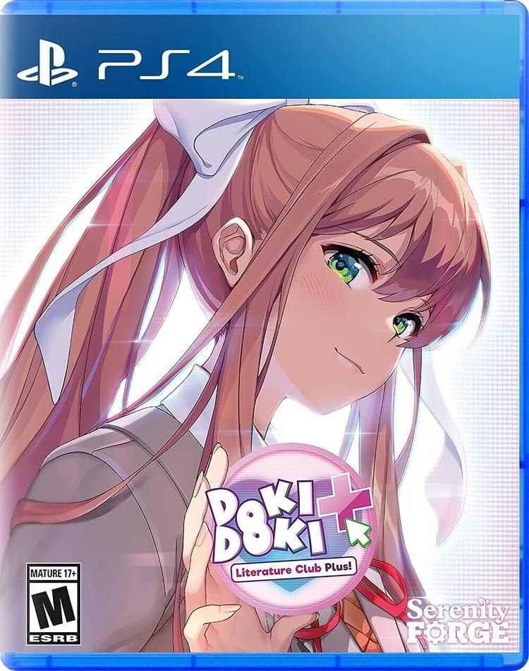 doki doki literature club ps4 disc box