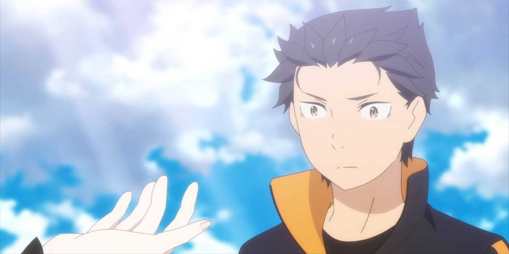 Echidna's hand is shown being held out towards Subaru seen in Season 2, Episode 13 of ReZero - Starting Life in Another World