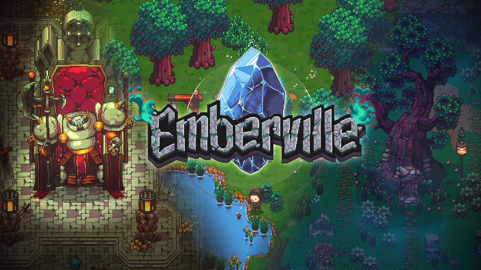 Emberville logo key art