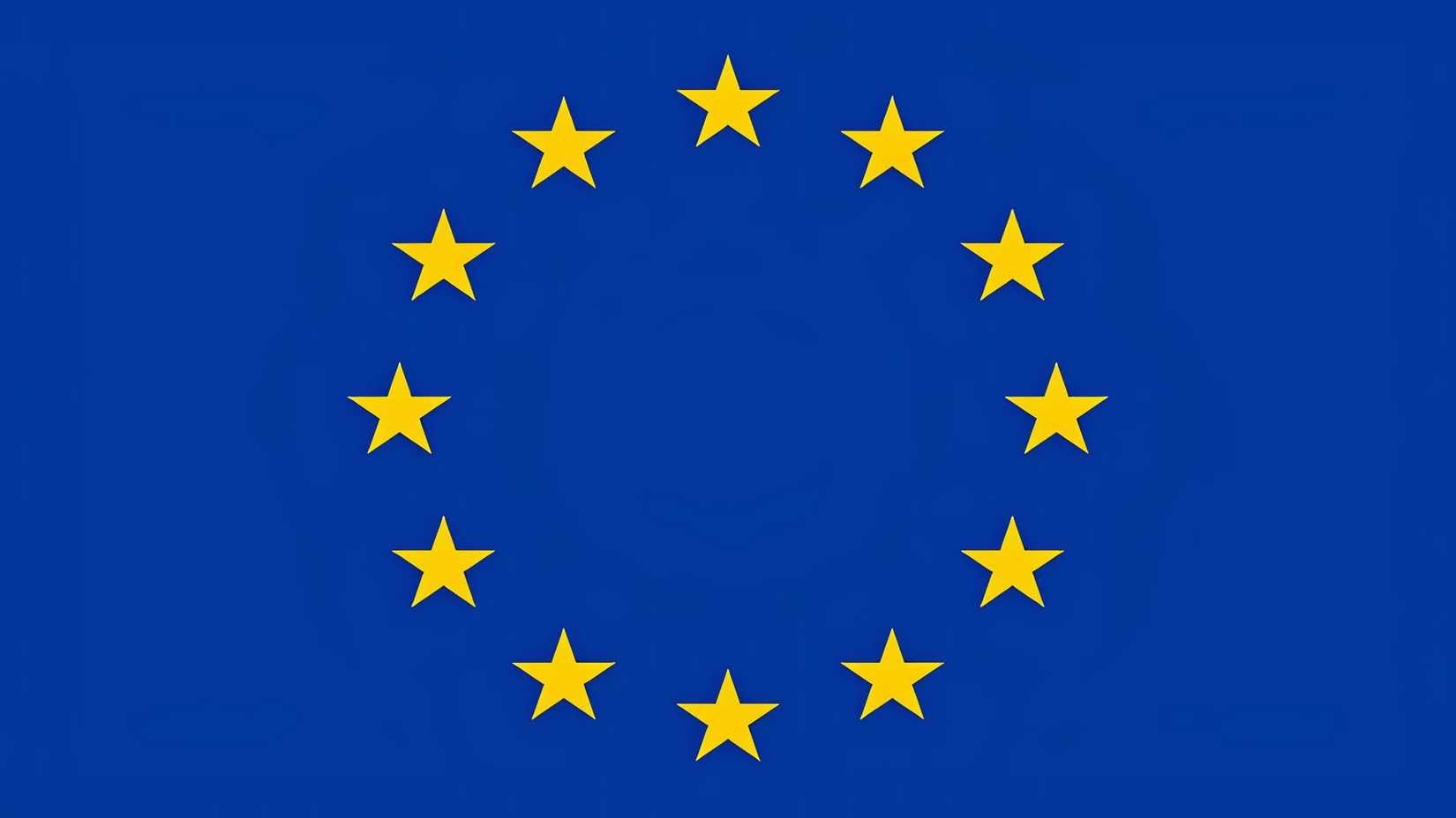 the european union flag.