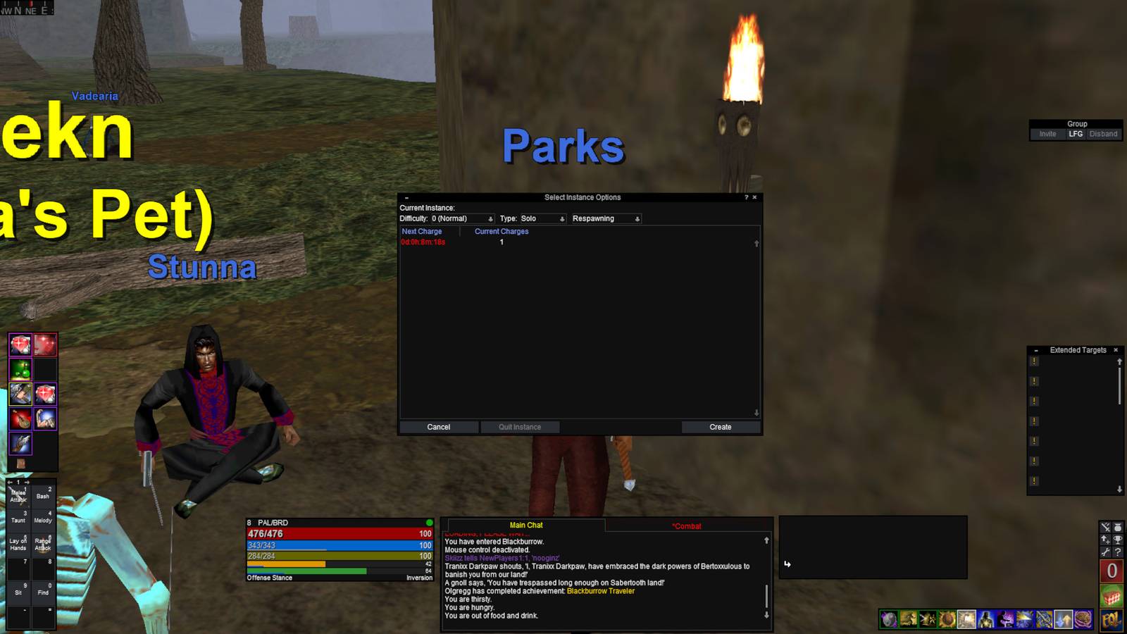 How to Create Instance in EverQuest Legends