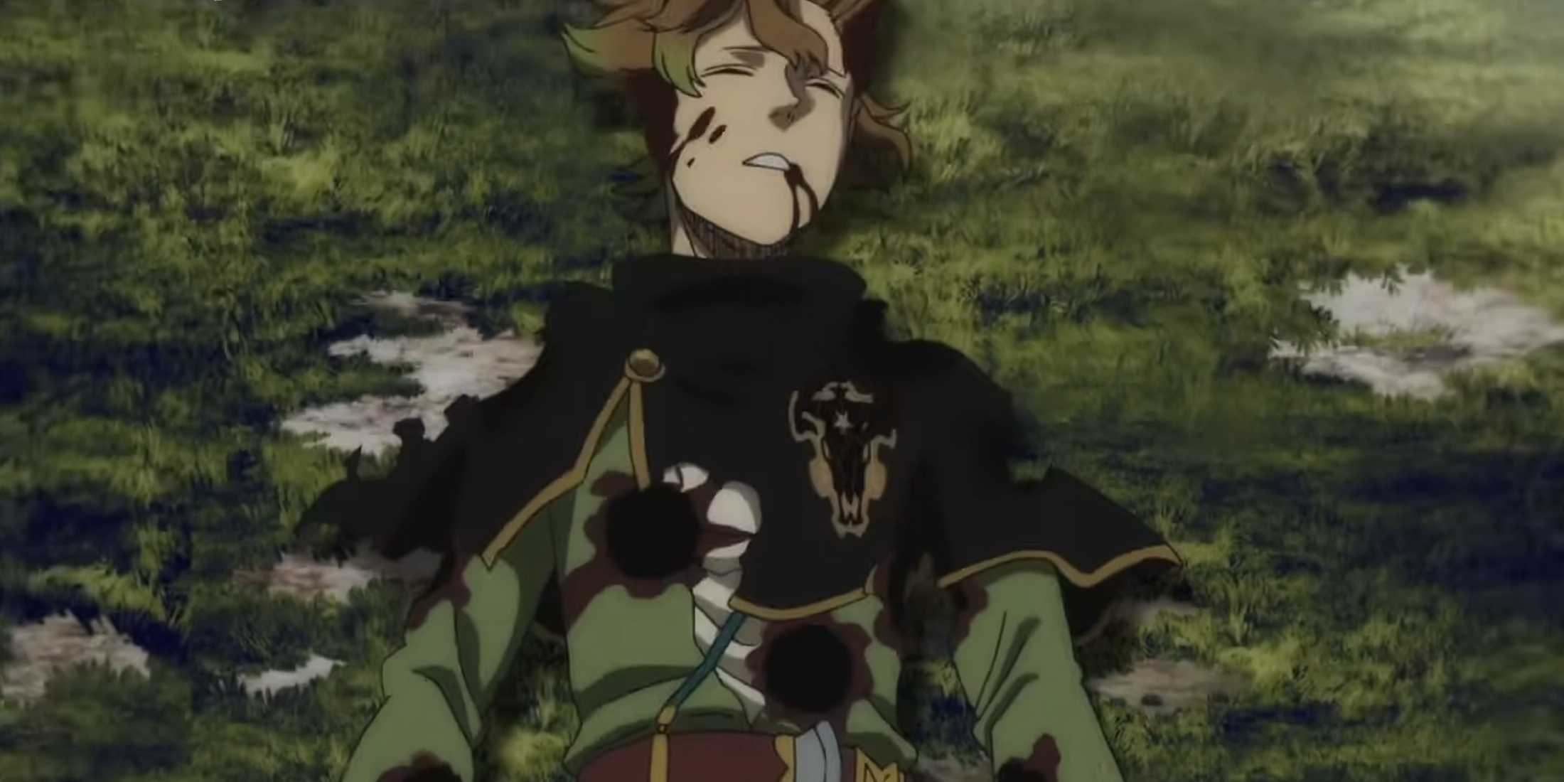 Finral injured after the fight, with several mortal wounds covering his body.