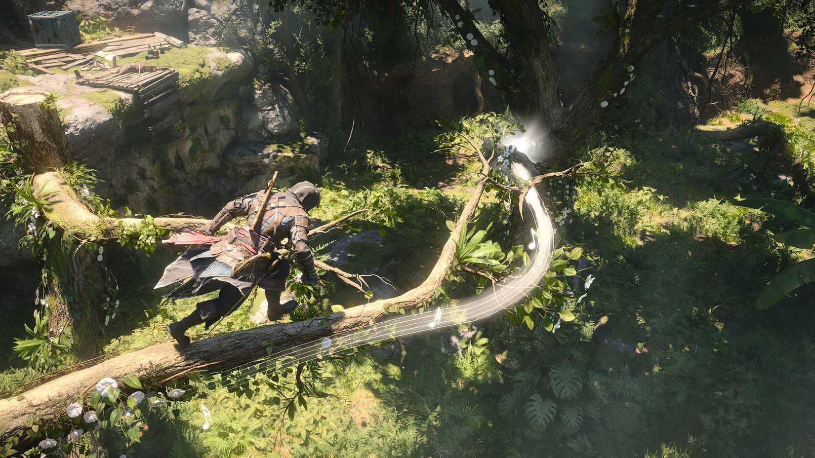 Follow Leave Her Johnny Sea Shanty Across Tree Branches AC Black Flag Resynced