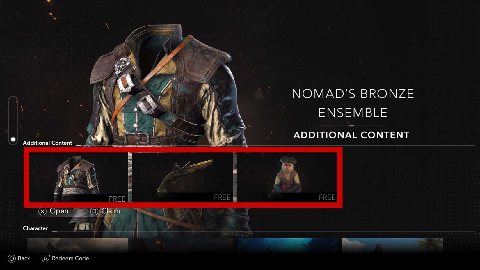 Free Legendary Gear in Helix Store AC Black Flag Resynced