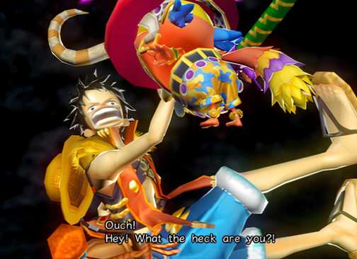 gaburi biting luffy one piece unlimited cruise episode 1