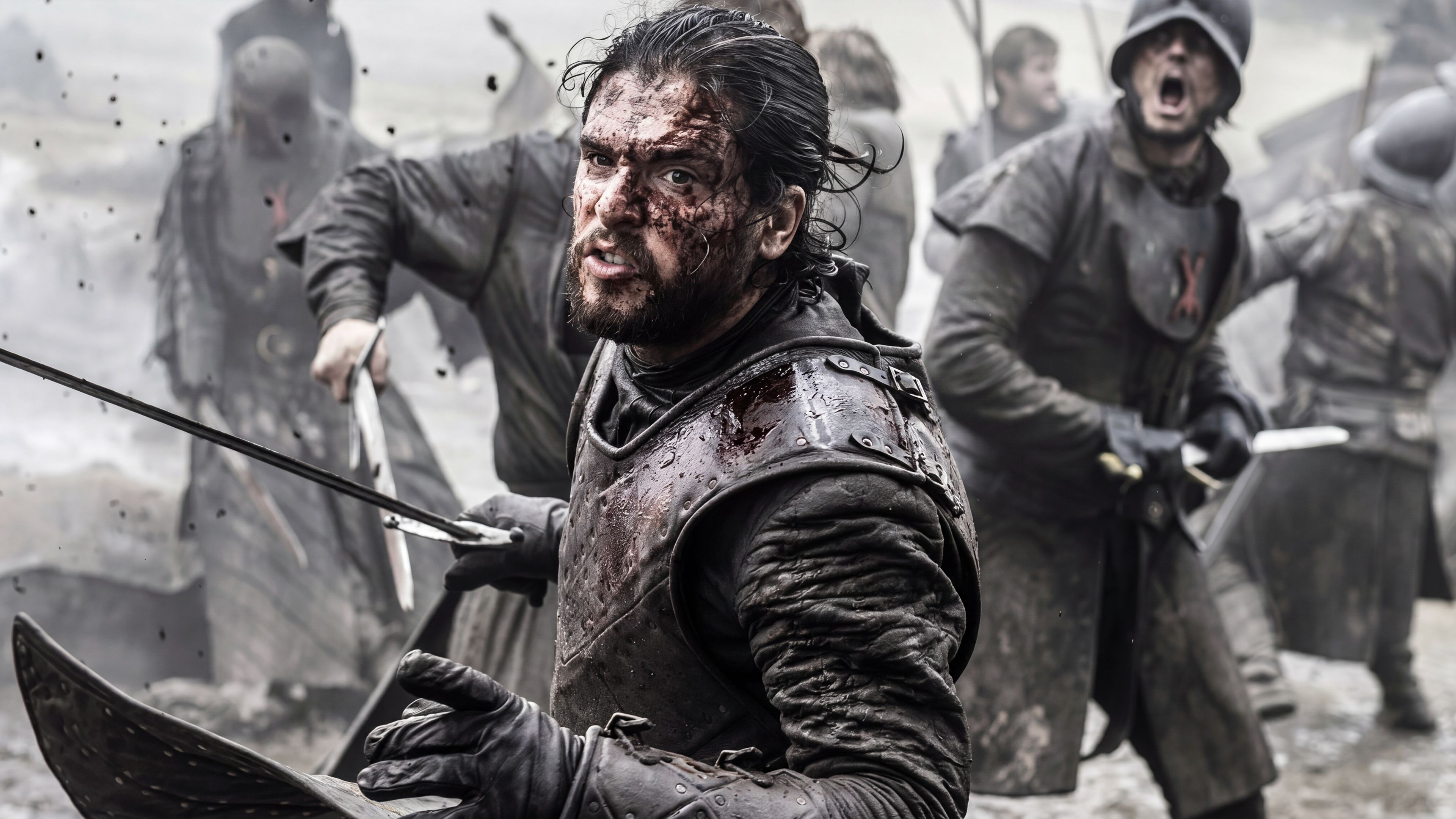 Game of Thrones Jon Snow fighting