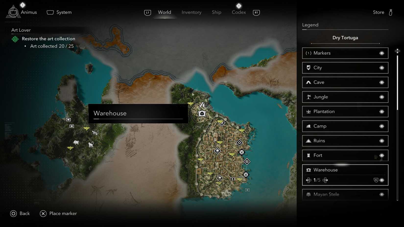 Get Preserved Map Pieces from Warehouses Shade and Shadow Robes Outfit AC Black Flag Resynced
