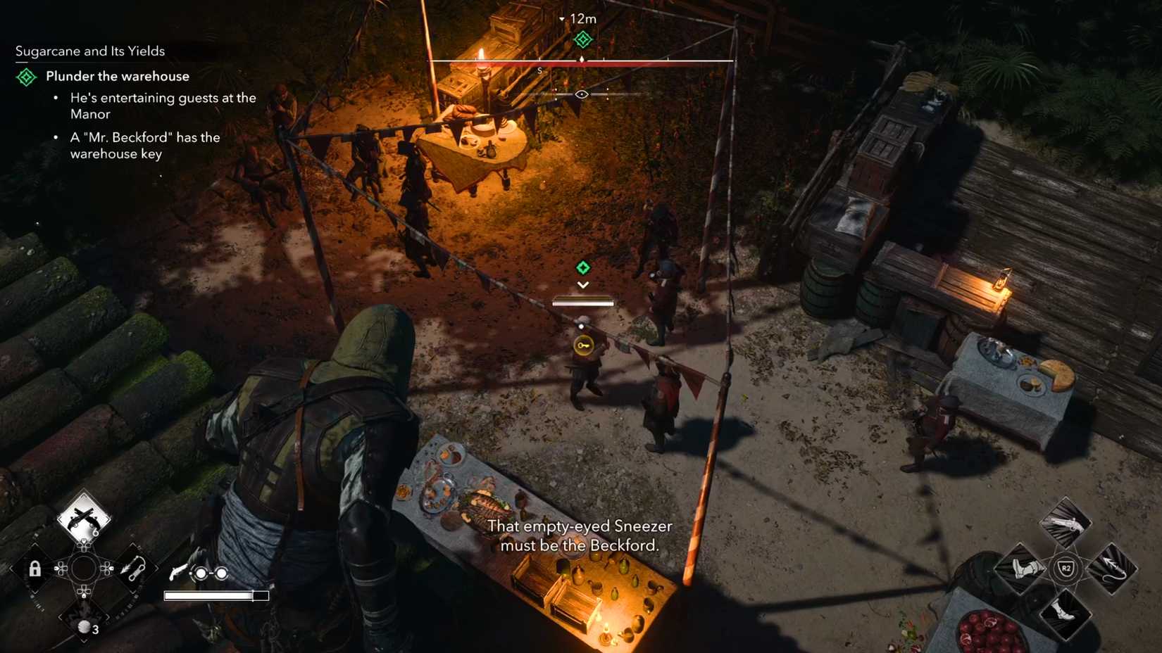 Getting Warehouse Key Sugarcane and Yields AC Black Flag Resynced