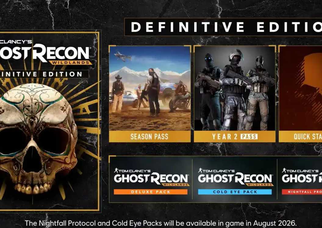 Ghost Recon Wildlands Definitive Edition Promotional Material with Nightfall and Cold Eye
