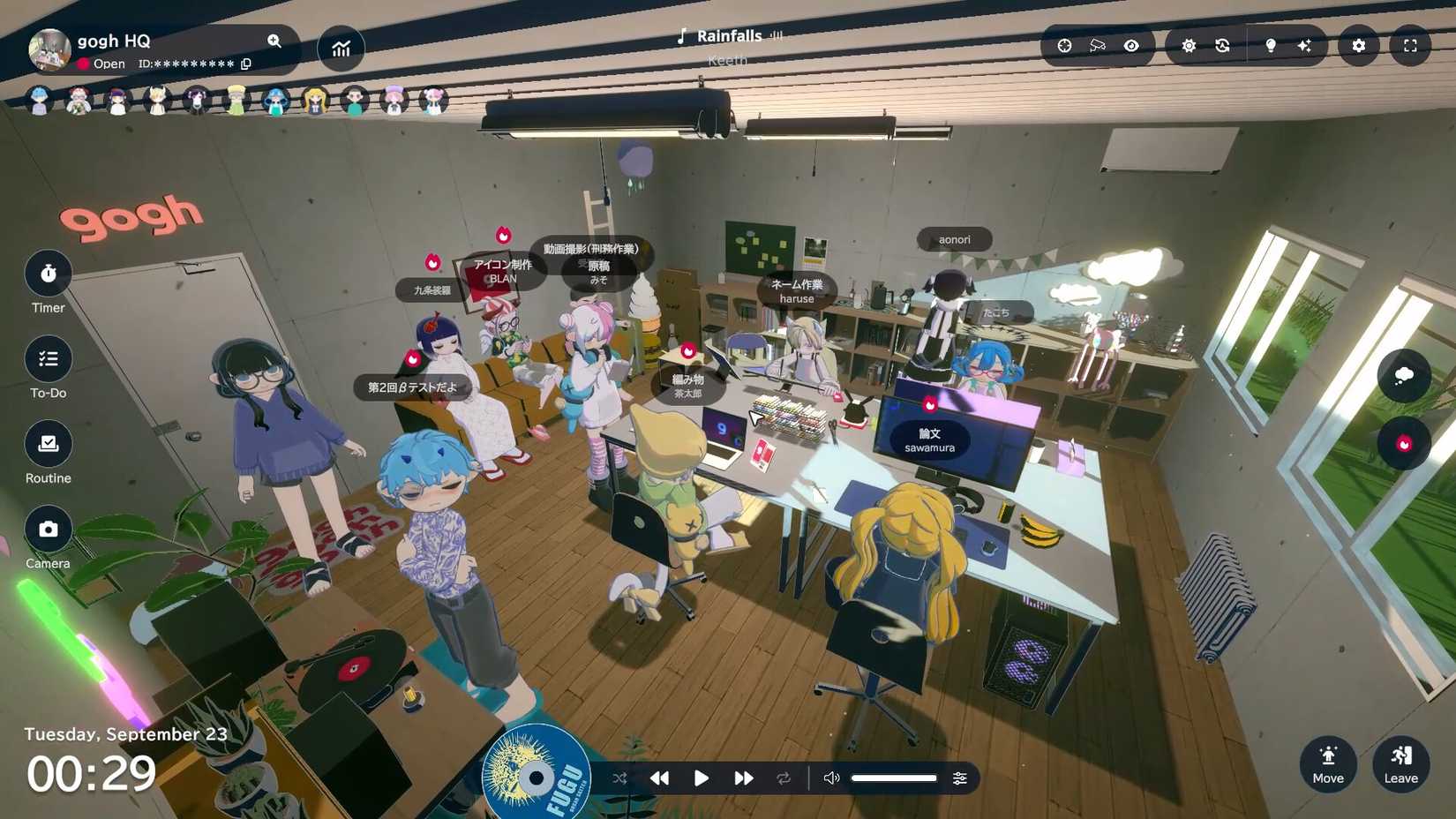 Player groups within Van Gogh